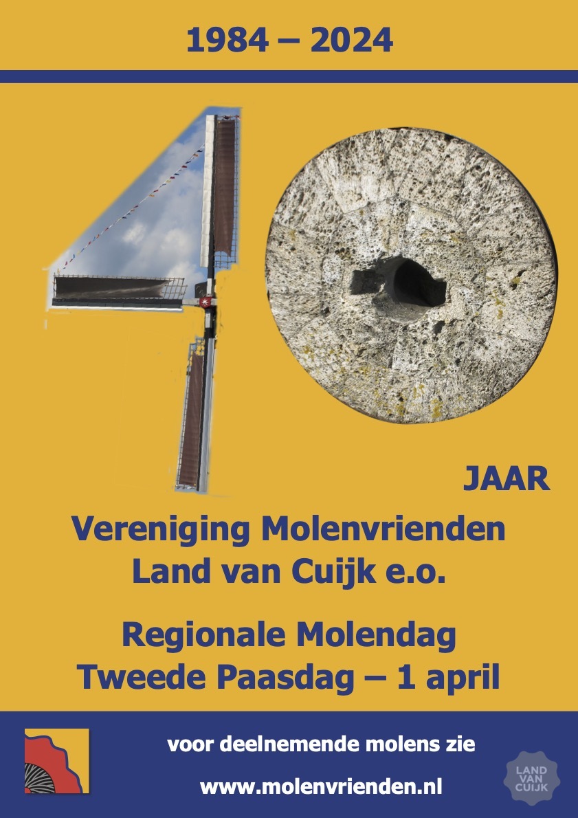 2e Paasdag Molendag Land van Cuijk en omstreken