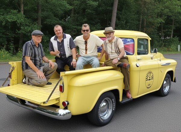 Eightball Boppers akoestisch tussen de oldtimers