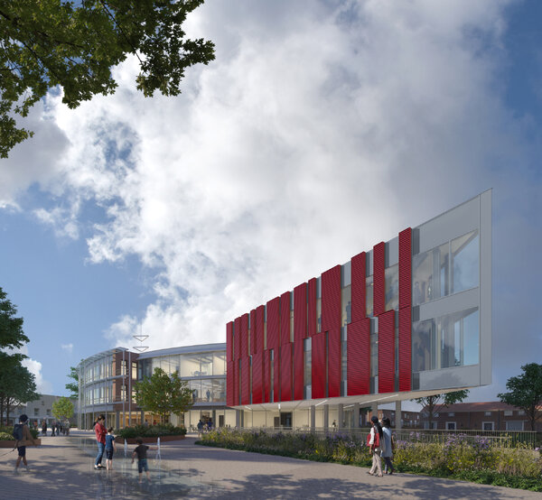3D impressie nieuwe gemeentehuis Boxmeer
