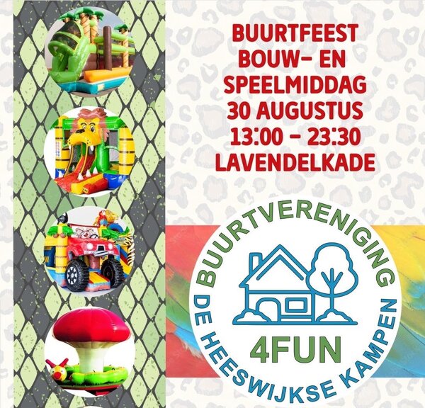 Buurtfeest 4FUN de Heeswijkse Kampen