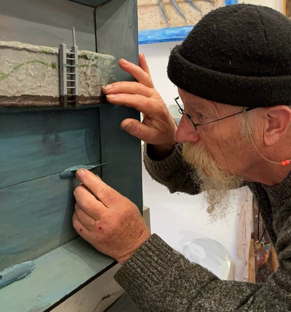 Tussen hemel en zeebodem; een expositie met schilderijen en diorama’s