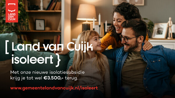 Land van Cuijk isoleert!
