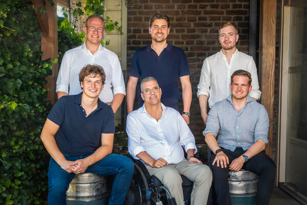 Op de foto, van links naar rechts: Boven: Bob Goossens, Rick van der Kroon (Jong Talent) en Sjors van Hal (Jong Talent). Onder: Dirk Ebben, Eric Derks en Joppe Bosmans (Jong Talent).