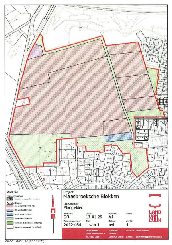Plangebied Maasbroeksche Blokken