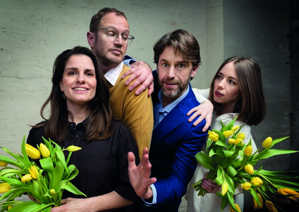 Remko Vrijdag, Rosa da Silva, Johan Goossens en Yara Alink in wereldberoemde relatiekomedie God van de slachting