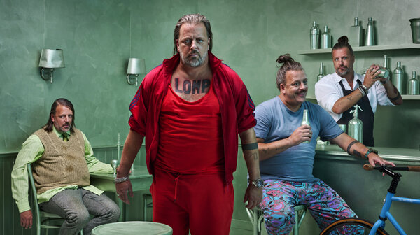 Arjan Kleton met ‘Lomp’ in Myllesweerd