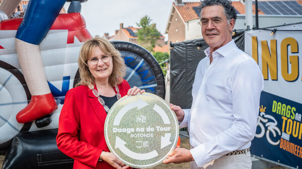 Nieuwe rotonde krijgt naam 'Daags na de Tour-rotonde'