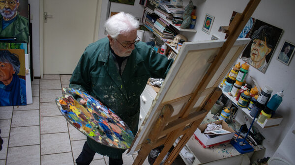 Expositie schilderijen het Vincentiuskerkje te Velp van Geert Oor