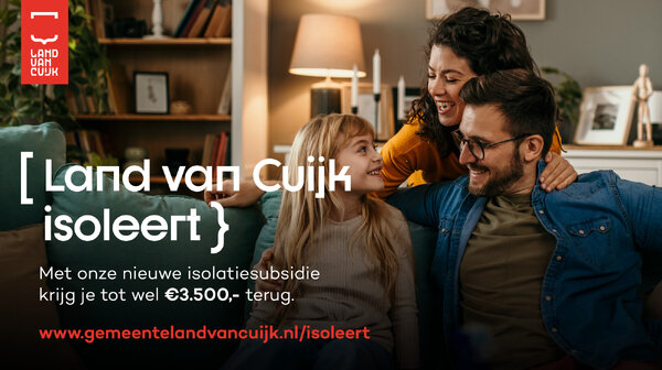 Land van Cuijk isoleert!