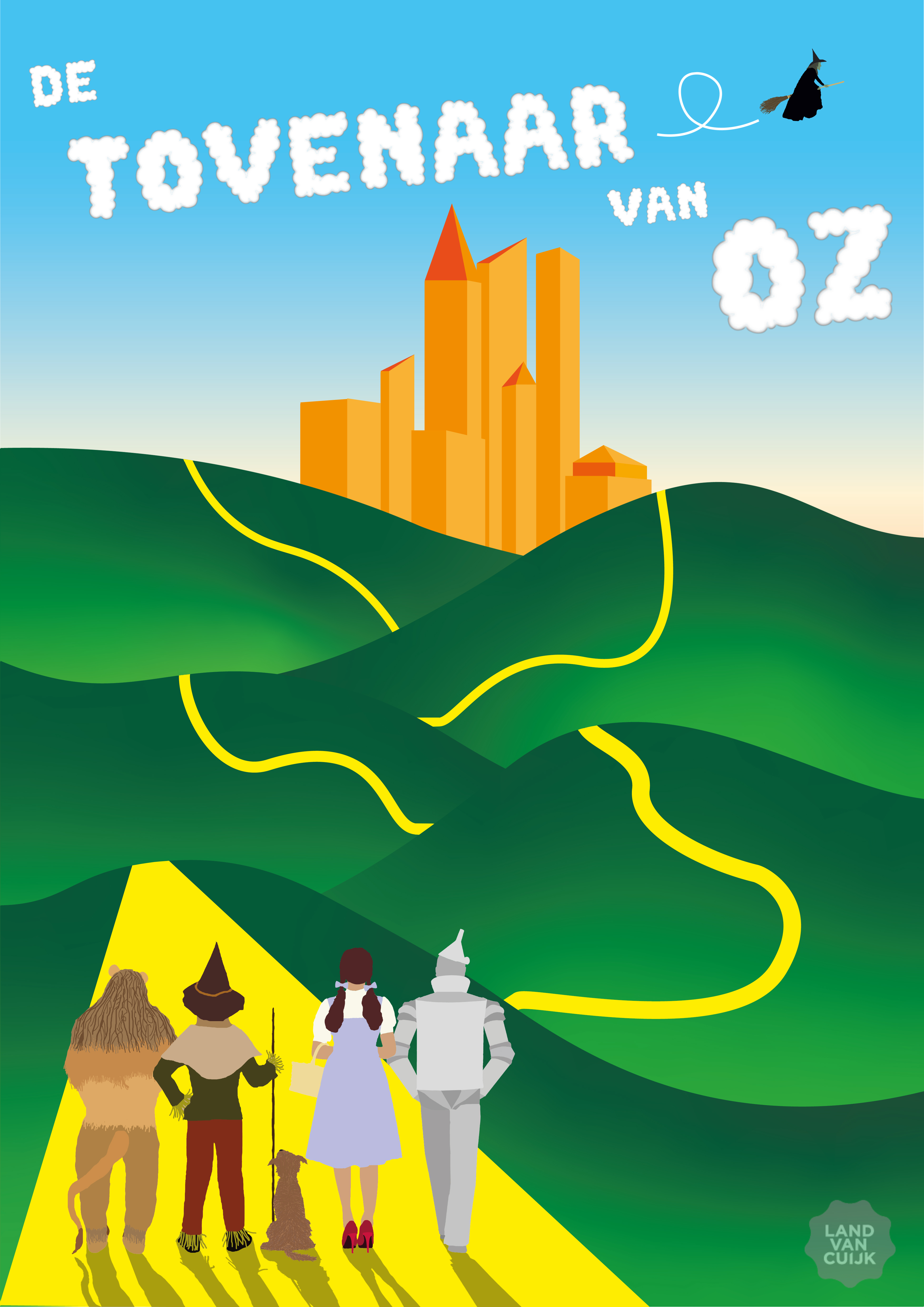 Kom kijken naar de magische voorstelling van de Tovenaar van Oz
