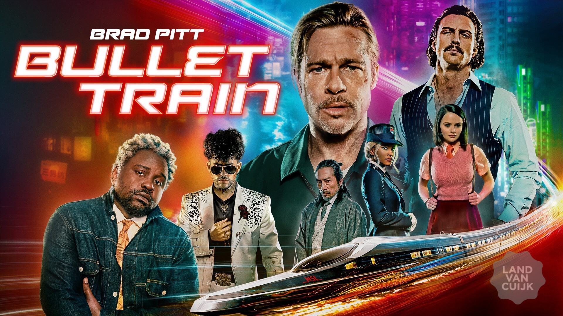 Bullet Train met Brad Pitt op woensdag 18 januari in Filmhuis Mill